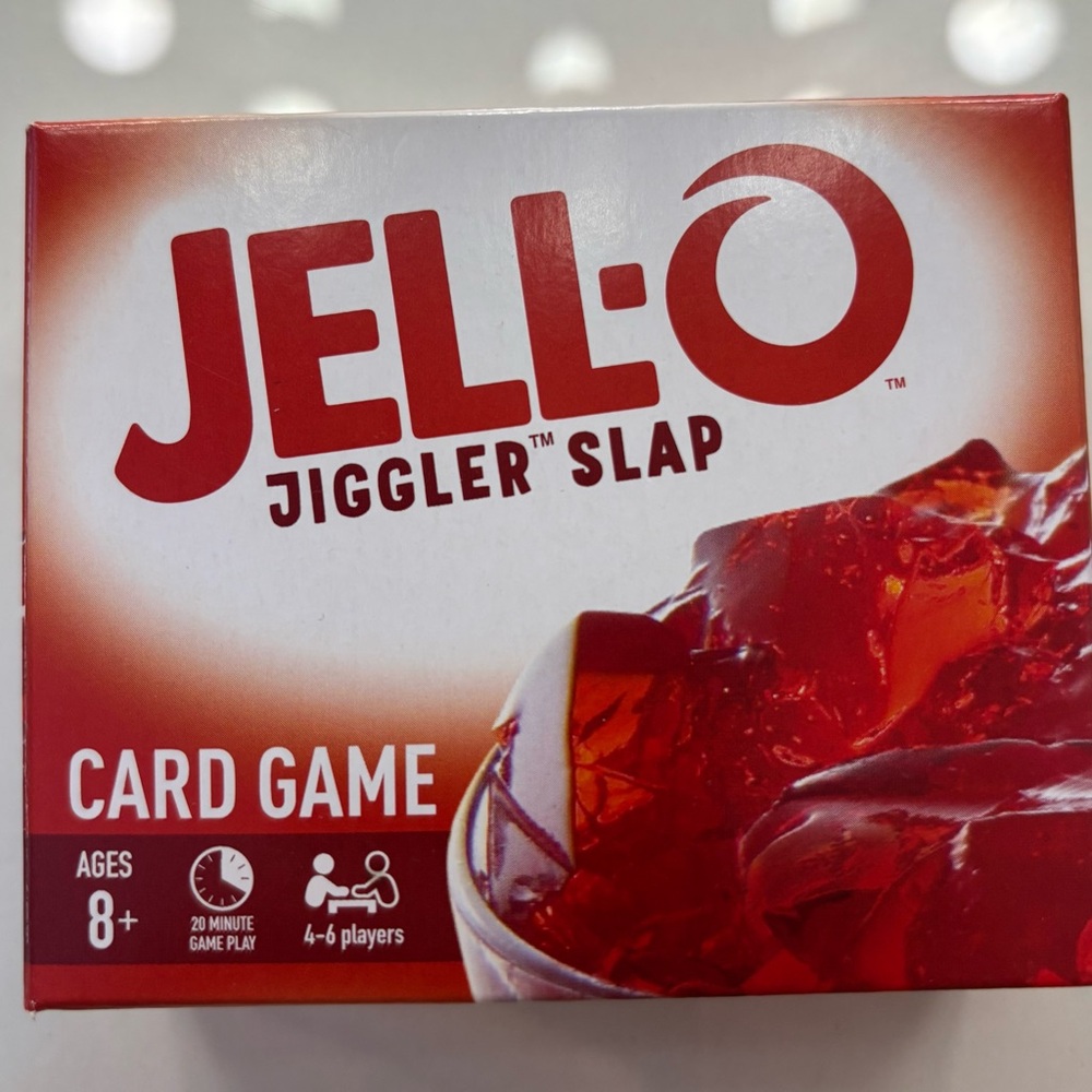 Jell-O Jiggler Slap Card Game Big G Creative CIB 2018 Family Party Game Sealed